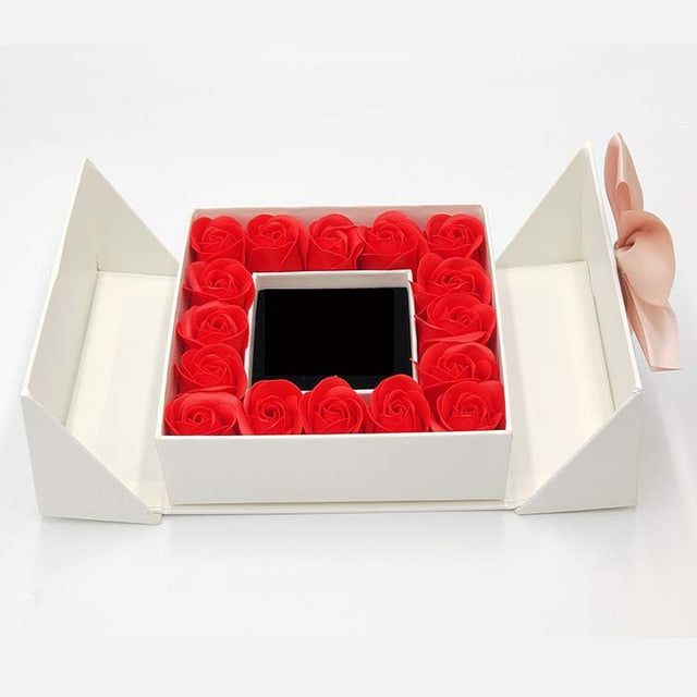 Artificial Rose Flower Gift Box Pi-Mart