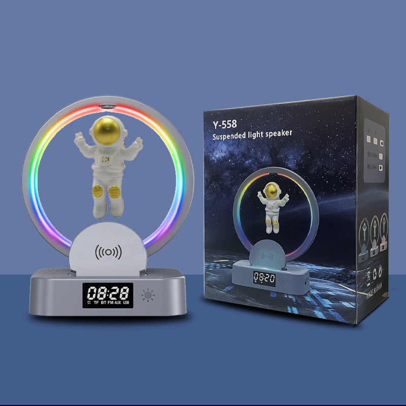 Magnetic Levitation Bluetooth Speaker Astronaut Home RGB Mini Radio TWS Sound Box Outdoor Wireless Subwoofer TF AUX USB Pi-Mart
