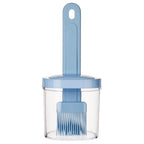 BBQ Brush Cleaning Nylon/Silicone Brush Baking Bread Cooking Oil Cream Tools Multipurpose Kitchen Utensil Tool Silicone Oil Bottle Brush Barbecue Portable Dining Restaurant Kitchen Cooking BBQ Accessories Stevvex