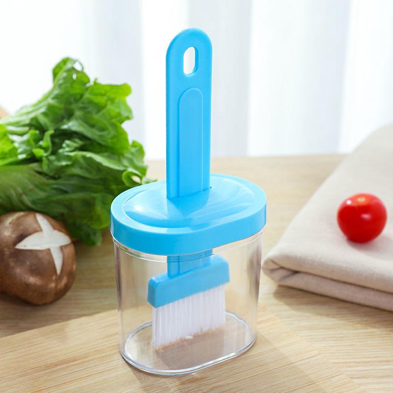 BBQ Brush Cleaning Nylon/Silicone Brush Baking Bread Cooking Oil Cream Tools Multipurpose Kitchen Utensil Tool Silicone Oil Bottle Brush Barbecue Portable Dining Restaurant Kitchen Cooking BBQ Accessories Stevvex
