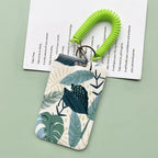 Green Plant Series Simple Fashion Lanyard Card Cover - SJB-DIAMOND ELITES
