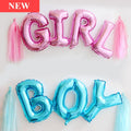 Luxury Sets Baby Boy Girl letter Foil Balloons For Baby Shower Birthday Party Baby Alphabet Air Balaos Decoration for Celebrations - SJB-DIAMOND ELITES