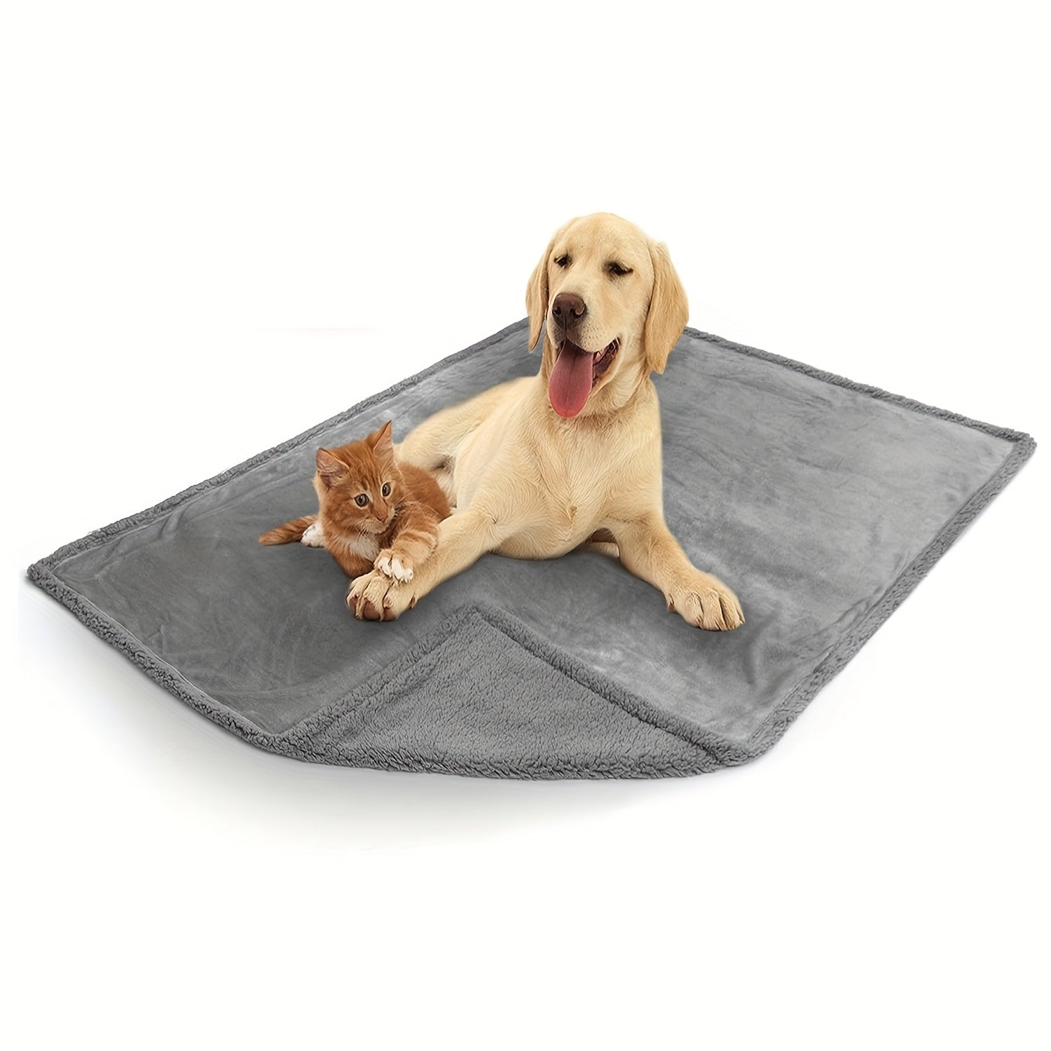 Ultimate Pet Pal Blanket - Soft, Stain-Resistant, Reversible Sherpa Fleece Furniture Protector with Machine Washable, Waterproof Polyester Fabric for Extra Small to Large Dogs and Cats - Easy Care, Durable, and Cozy Companion Lootquake LLC