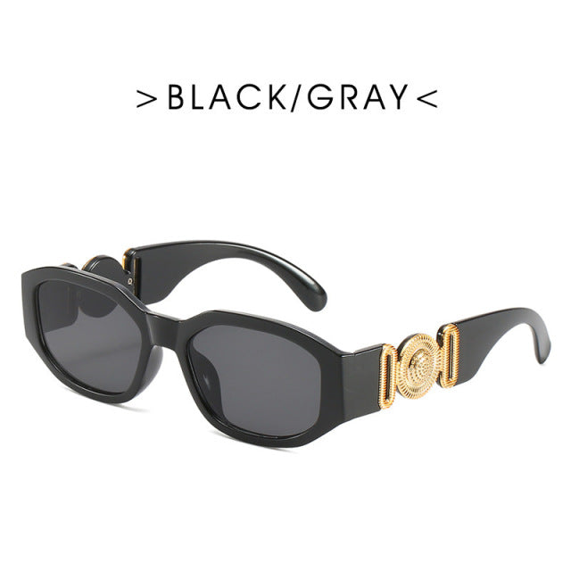 Retro Cutting Lens Gradient Square Sun Glasses UV400 - SJB-DIAMOND ELITES