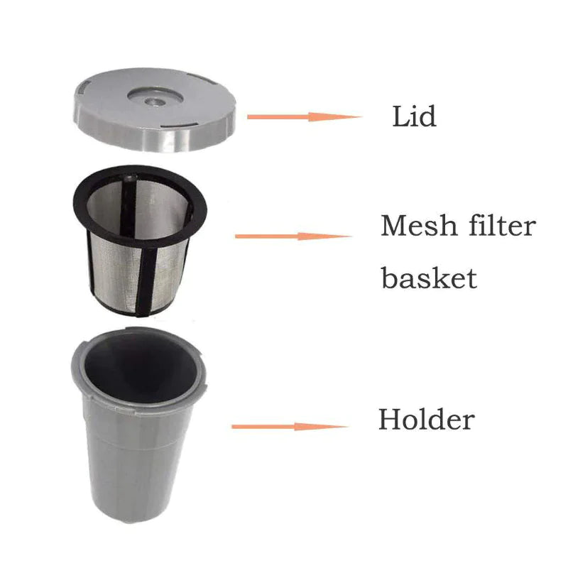 3 Pack My K-Cup Coffee Filter Reusable Replacement Refillable Holder For Keurig Pi-Mart