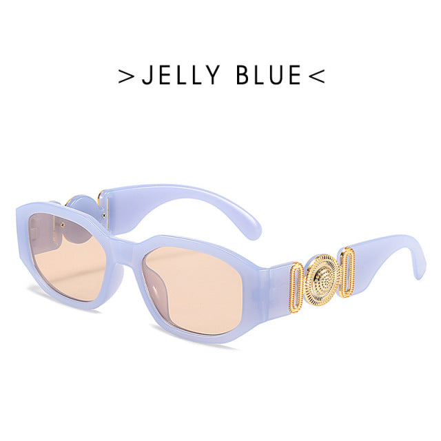 Retro Cutting Lens Gradient Square Sun Glasses UV400 - SJB-DIAMOND ELITES