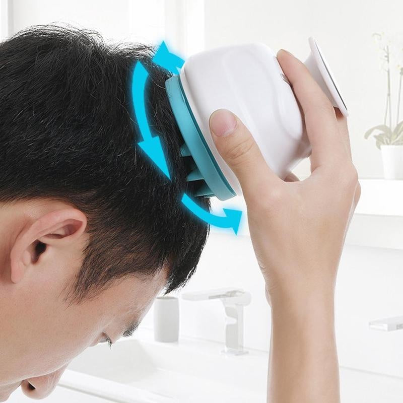 Electric Rotating Shampoo Brush Head Massager Automatic Kneading Pi-Mart
