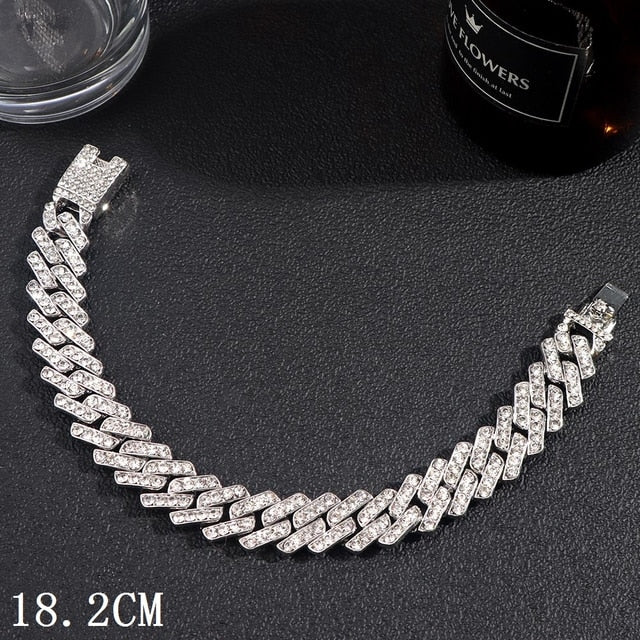Iced Out Chain Bracelet Pi-Mart