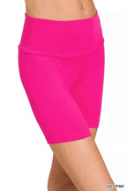 Zenana Brushed Dty Microfiber Top & Biker Shorts THRIXINE