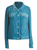 Casual Button-Up Long Sleeve Jacket with Chest Pockets and Relaxed Fit Stevvex