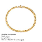 Curb Chain Stainless Steel Bracelet Pi-Mart