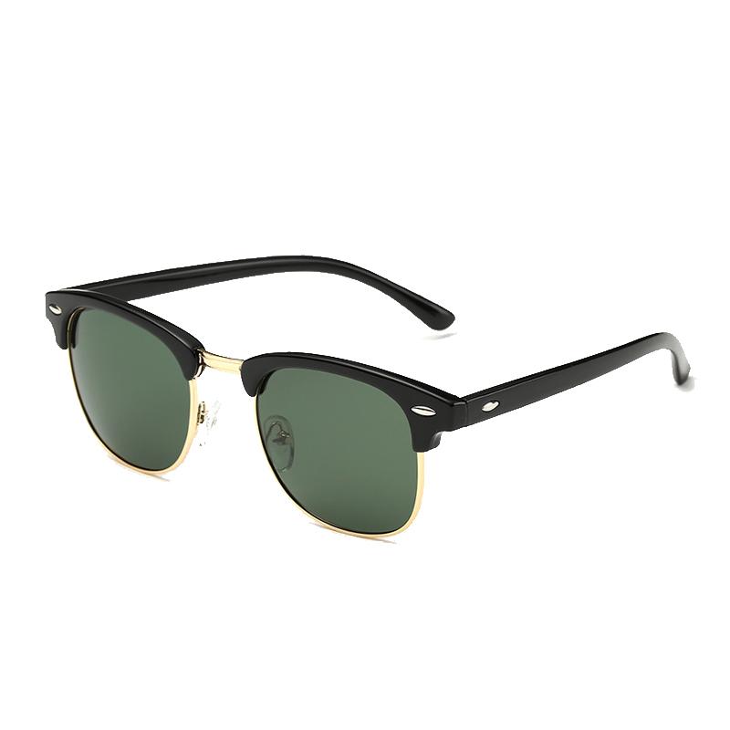New Fashion Semi Rimless Retro Classic Luxury Polarized Sunglasses Men And Women Brand Designer Half Frame Sun Glasses Classic Oculos De Sol With UV400 Protection - SJB-DIAMOND ELITES