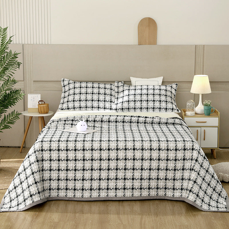 New Cotton Bed Cover Three-piece Set Pi-Mart
