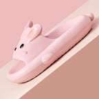Cute Rabbit Slippers For Kids Women Summer Home Shoes Bathroom Slippers Pi-Mart