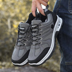 Casual Air Cushion Mesh Shoes Men Outdoor Breathable  Lace-up Sneakers Running Sports Shoes Pi-Mart