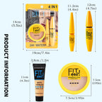 4 IN1 Bronzing Powder Concealing Foundation Makeup Set