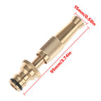 High Pressure Water Spray Gun Metal Brass Nozzle Garden Hose Pipe Lawn Car Home