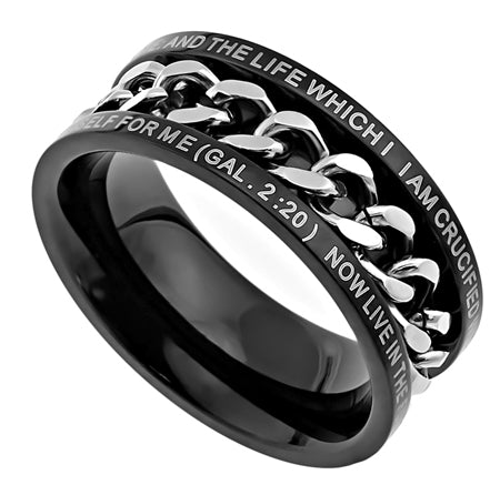 Black Chain Ring KingdomWear