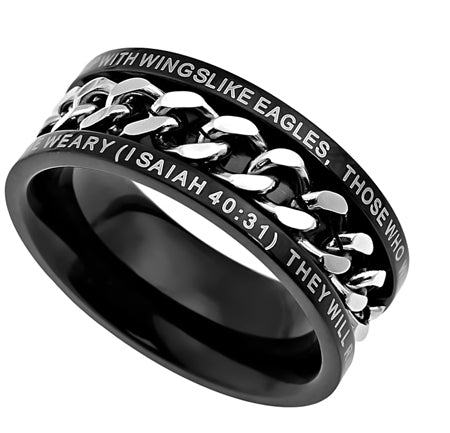 Black Chain Ring KingdomWear