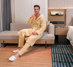 Men's Fibre Velvet Gown Set