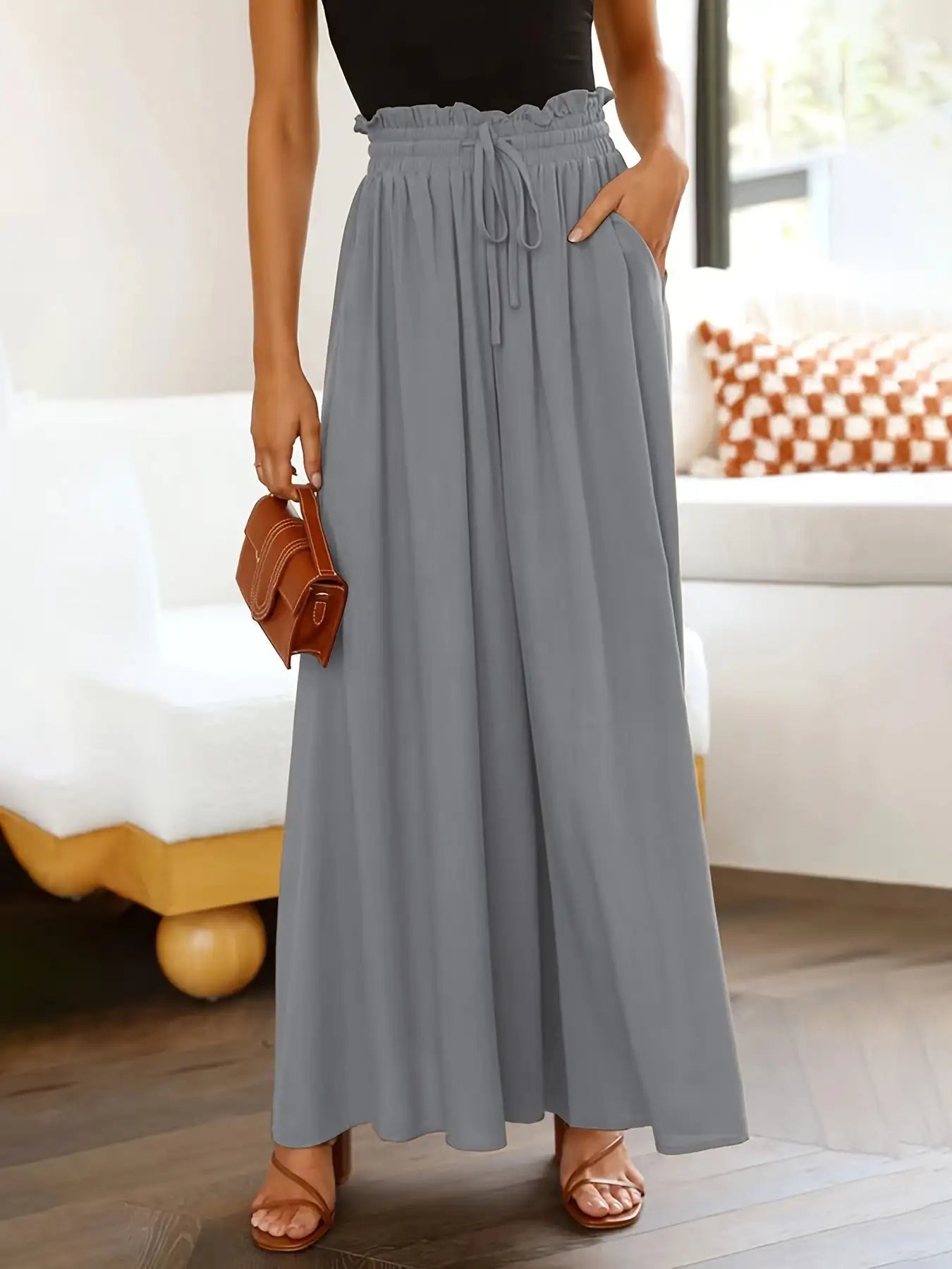Ladies' Casual Wild Wide-leg Pants - SJB-DIAMOND ELITES