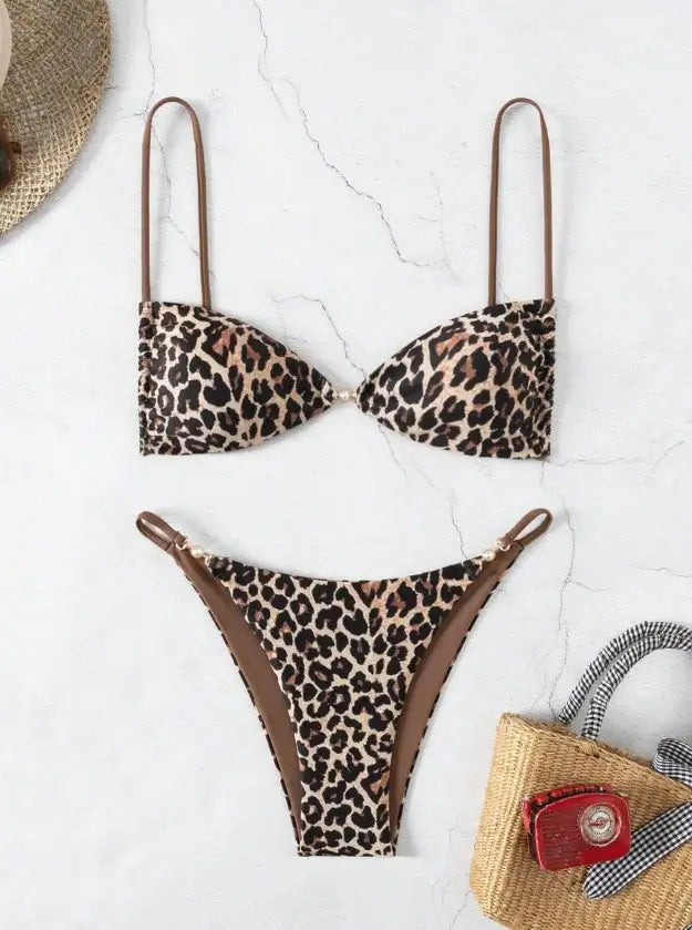 Women's Two-piece Casual Swimsuit P61 Decor - SJB-DIAMOND ELITES