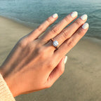 Luxury Moissanite Engagement Ring - SJB-DIAMOND ELITES