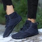 Outdoor Sports Cotton Shoes For Men And Women Winter Warm Slip-on Boots Wear-resistant Anti-ski Thickened Shoes Couple Pi-Mart