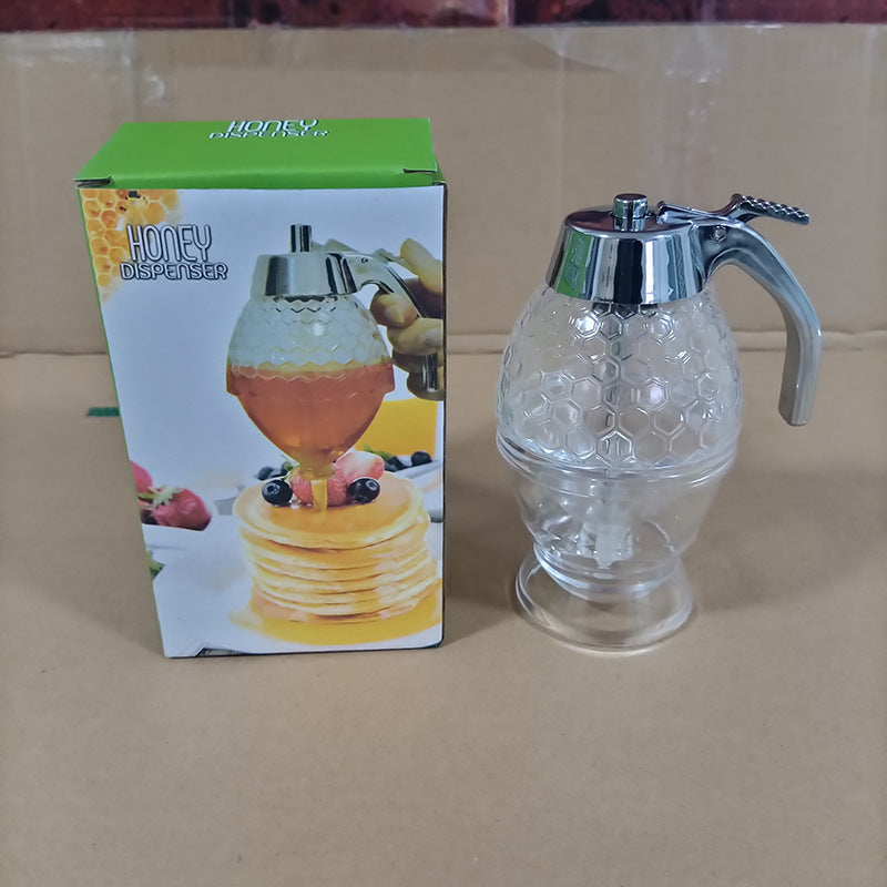 Press Type Honey Pot Jam Squeeze Bottle Sealed Plastic Cans Pi-Mart