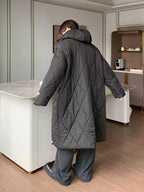 Small Group Splicing Fake Two Medium-length Trench Coats Pi-Mart