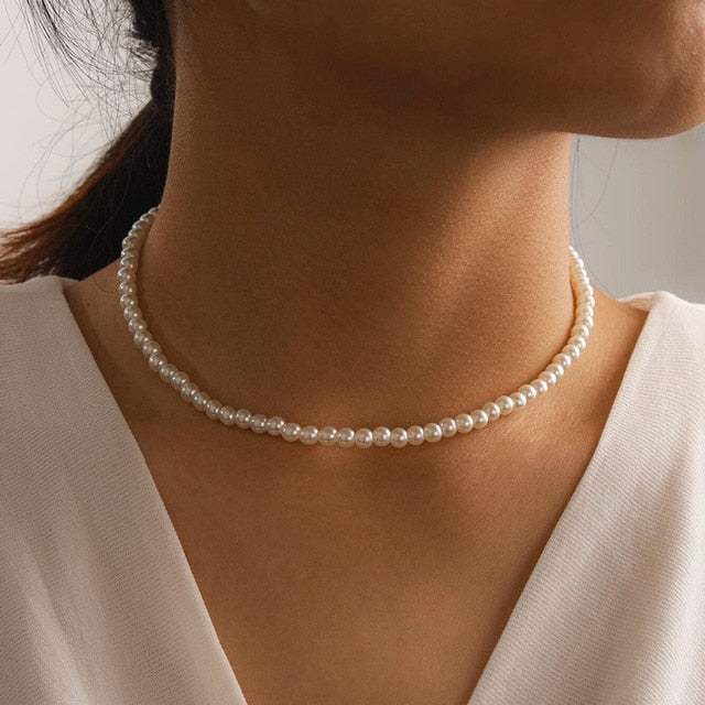 Sparkling Clavicle Chain Necklace Pi-Mart