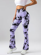 High-Waist Tummy Control Flare Yoga leggings For Women - SJB-DIAMOND ELITES