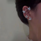 Fashion Earring Butterfly Ear Clip And Ear Hook Jewelry Pi-Mart