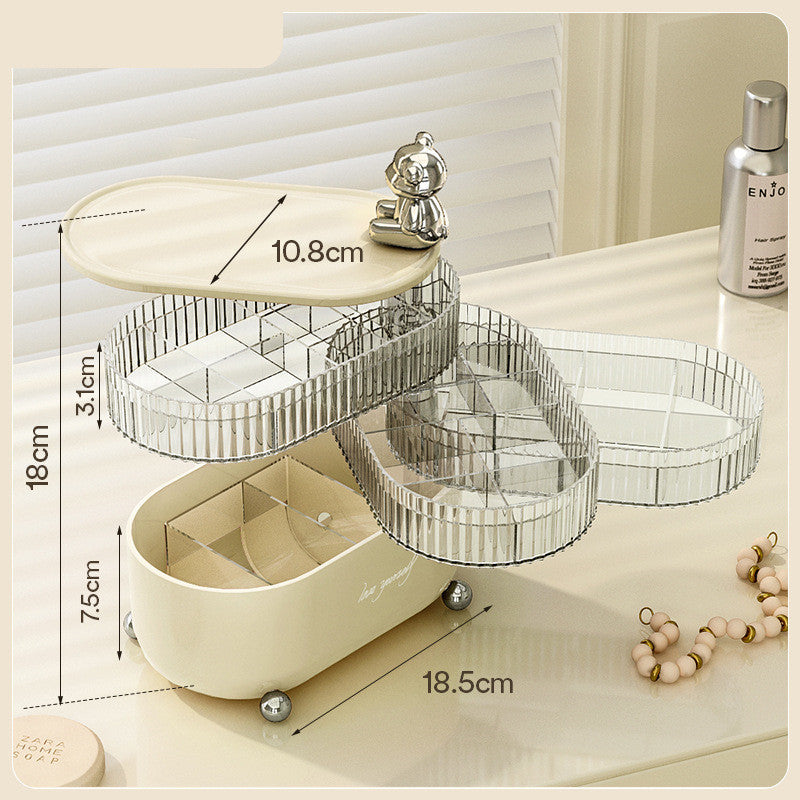 Stylish Rotating Desktop Storage Box Pi-Mart
