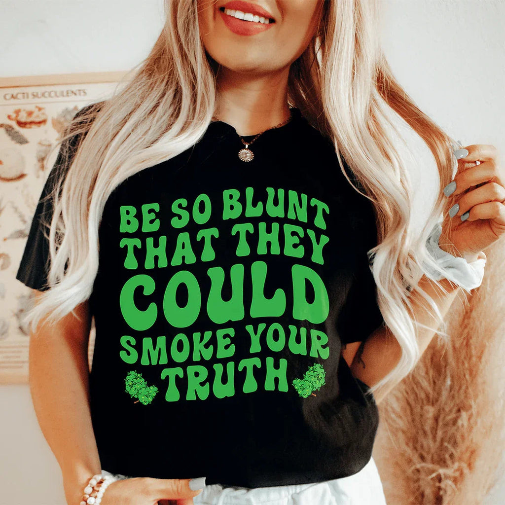 Be Blunt Tee Peachy Sunday