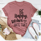 Be Happy Tee Peachy Sunday