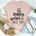 Be Happy Tee Peachy Sunday