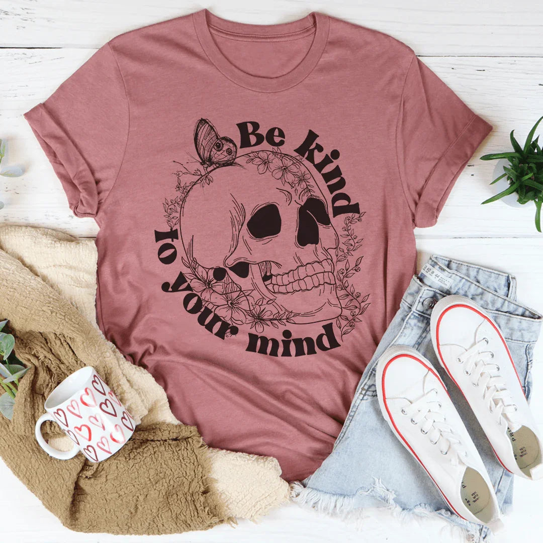Be Kind To Your Mind Tee Peachy Sunday