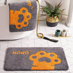 Bathroom Floor Mat Bathroom Absorbent Cute Household Non-slip Pi-Mart