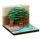 Tree House Paper Carving Notepad Creative Weekly Calendar Earth Calendar