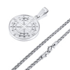 Men's Compass Necklaces Pi-Mart