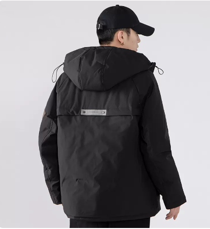 Cloth Embroidered Tooling Down Jacket Pi-Mart