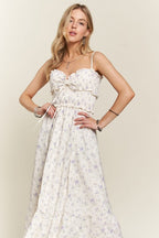 Beautiful Smocked Floral Dress Feminine & Flowy Dress Romantic Floral Print Girl Dress Stevvex