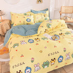 Pillowcase Bed Cover Set Sets Bedding Bedsheet Quilt Duvet Pi-Mart