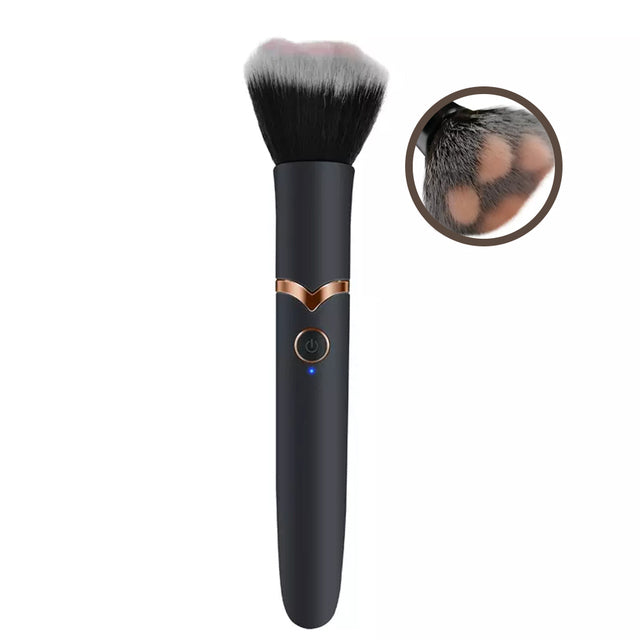 USB Silicone Makeup Brush Plus Bullet Vibrator Pi-Mart