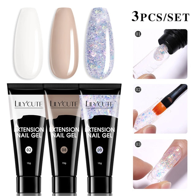 Extension Gel Set - SJB-DIAMOND ELITES