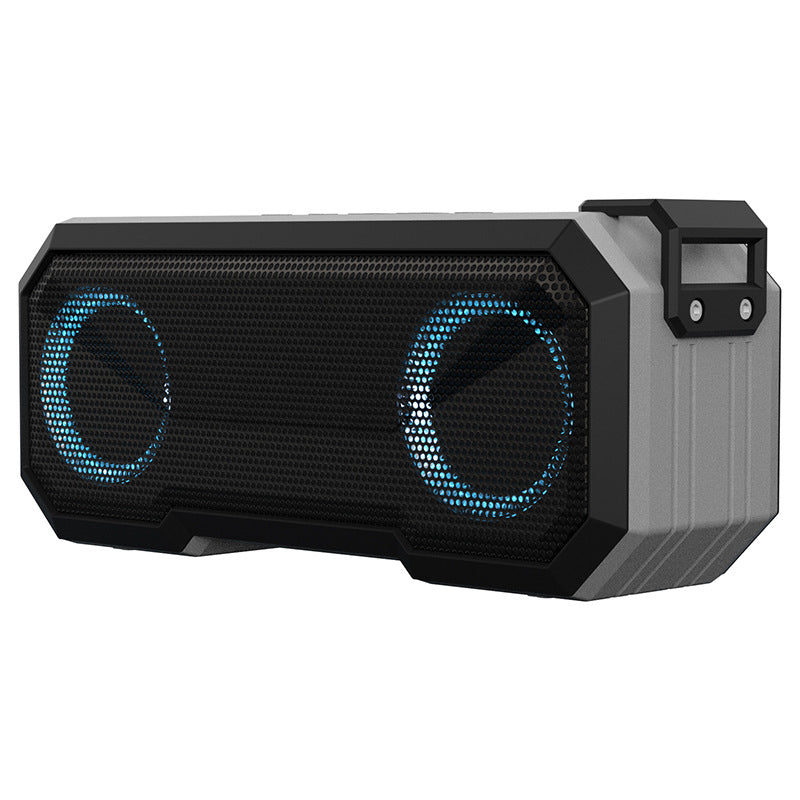 Waterproof Colorful Luminous Outdoor Wireless Speaker With Dual Speakers With Power Bank Pi-Mart