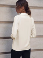 Fashionable Elegant Business Style Long Sleeve Shirt With Pearl Button - SJB-DIAMOND ELITES