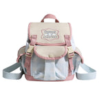 Cute embroidered backpack for girls, school bag for girls teens, backpack purse large capacity