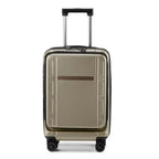 Front End 20 Inch Expandable ABS, PC Suitcase - SJB-DIAMOND ELITES